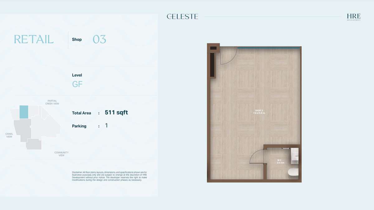 SHOP 3- CELESTE -511
